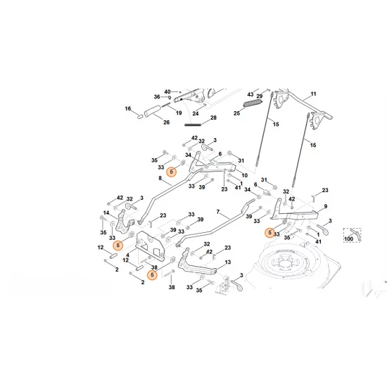 Stihl  łożysko wieńcowe 6170 703 1900